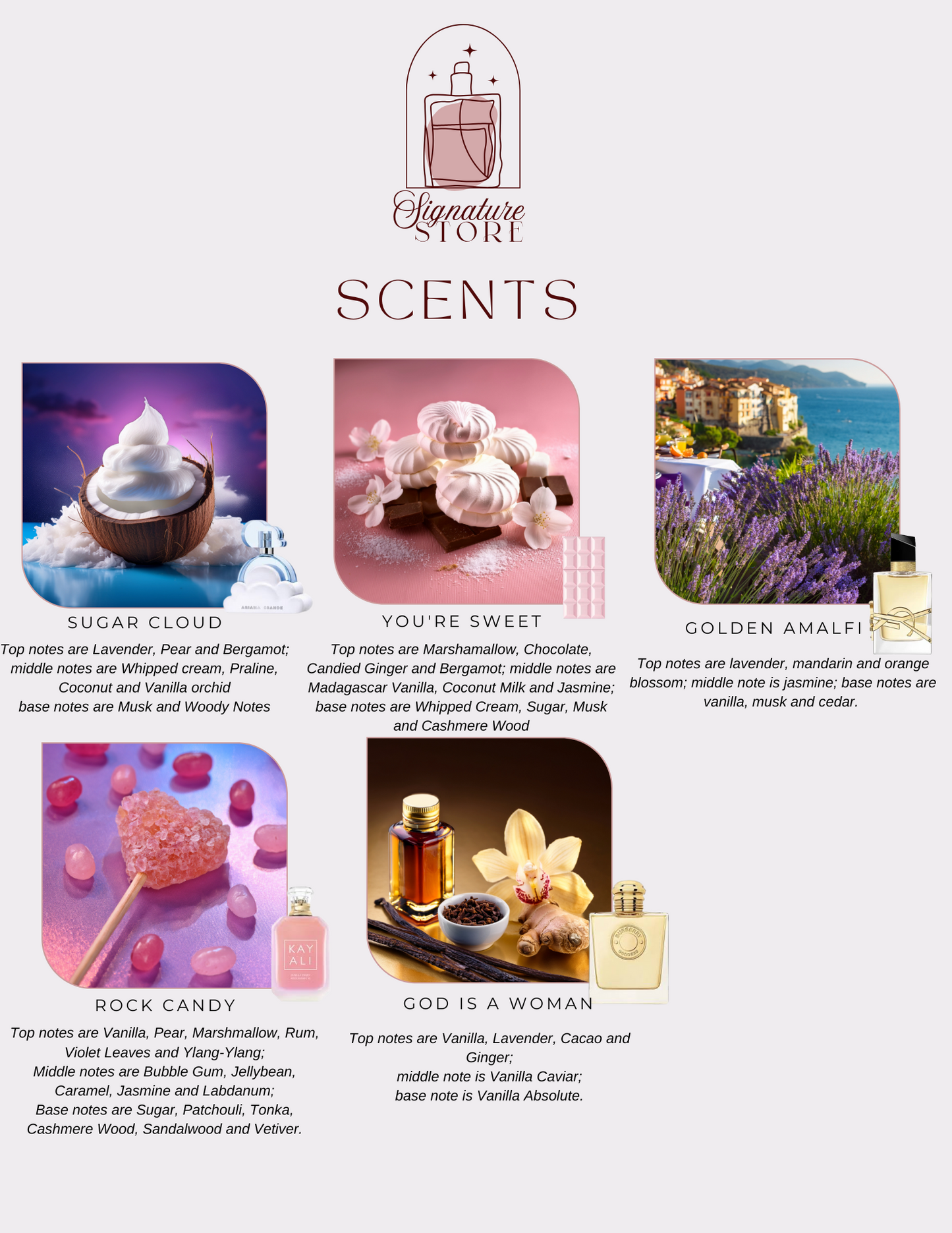 100ml Signature Engraved Perfume Hand Made Gift for Her