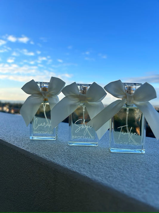 30ml Signature Engraved Perfume Hand Made Gift for Her