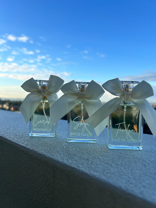 30ml Signature Engraved Perfume Bottle Hand Made Gift for Her (bottle only)