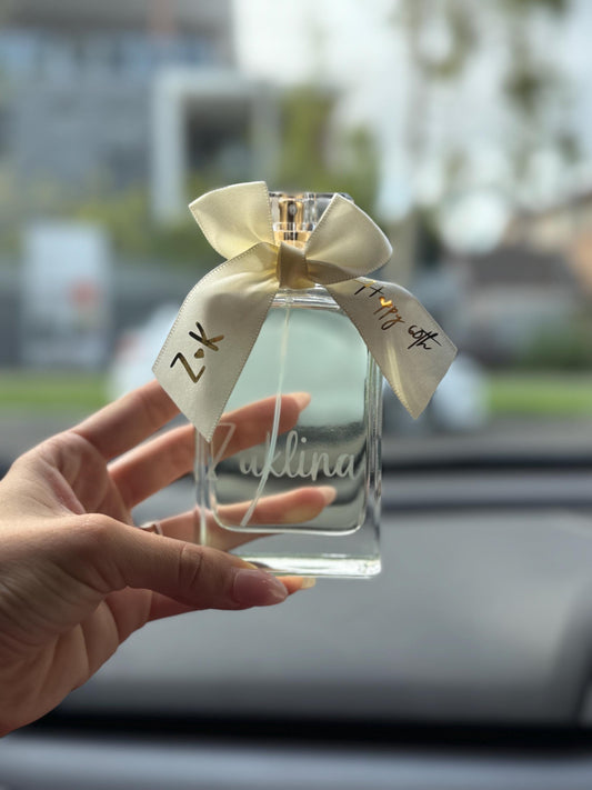 100ml Signature Engraved Perfume Hand Made Gift for Her