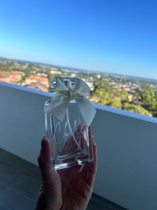 100ml Signature Engraved Perfume Hand Made Gift for Her