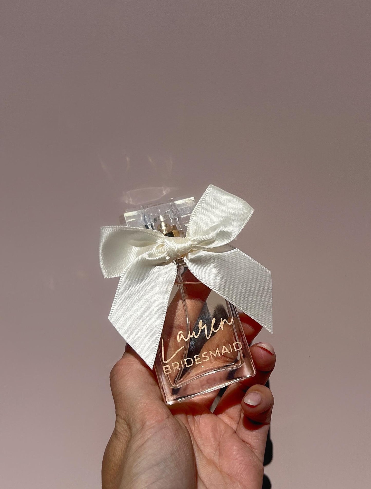 SignatureeStore 30ml Hand-Etched Glass Perfume Bottle Personalized Gift