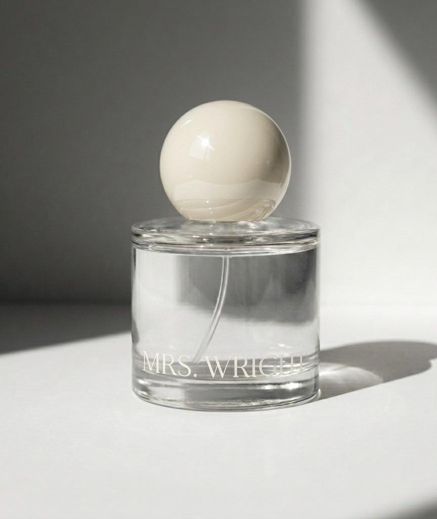 Personalized 50ml Perfume Bottle Custom Engraved Glass Keepsake